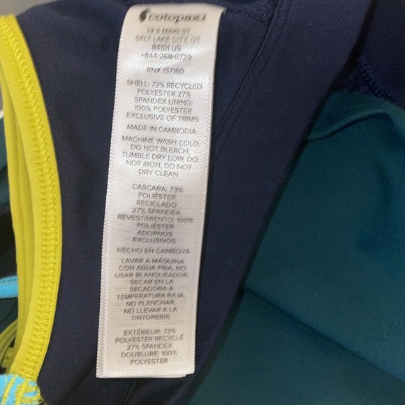 cotopaxi Mari crop top with built in bra - Picture 9 of 9